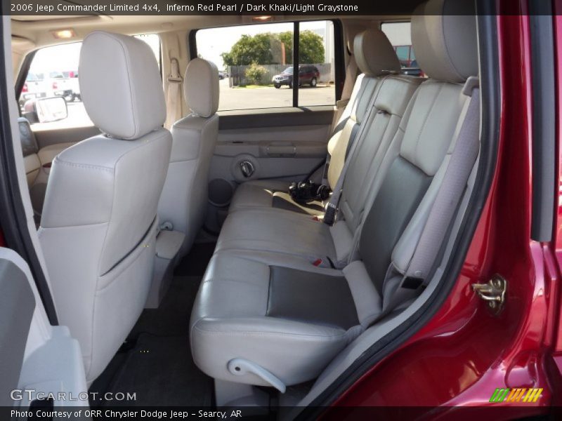 Inferno Red Pearl / Dark Khaki/Light Graystone 2006 Jeep Commander Limited 4x4