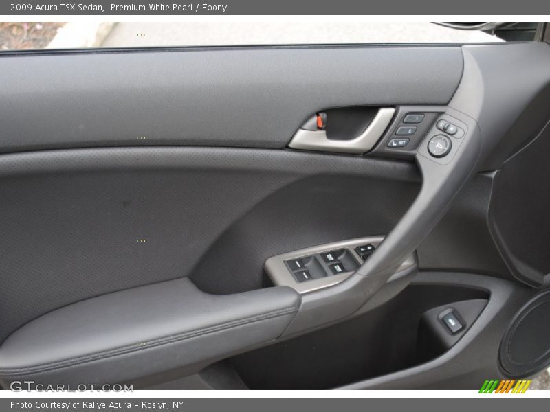Premium White Pearl / Ebony 2009 Acura TSX Sedan
