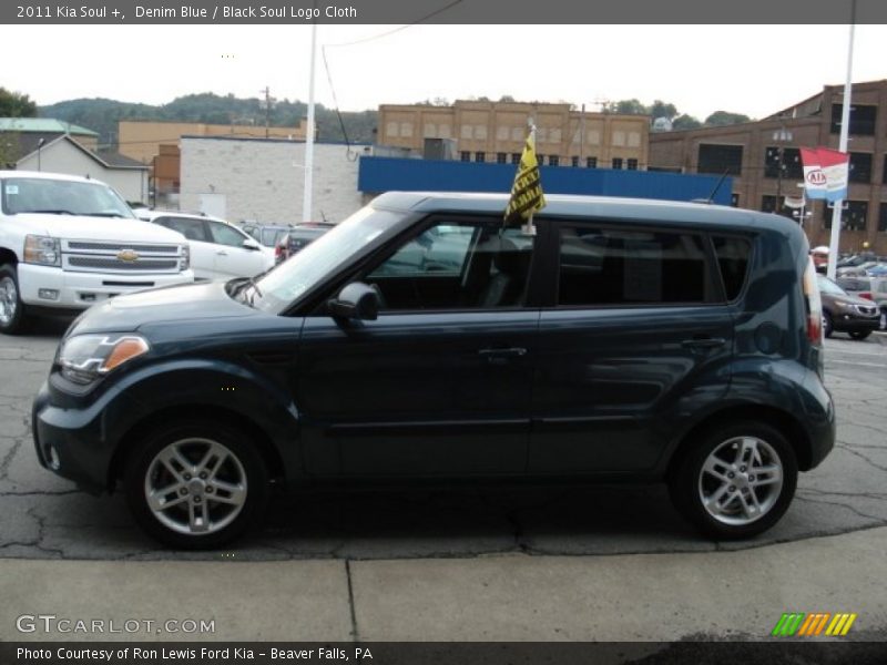 Denim Blue / Black Soul Logo Cloth 2011 Kia Soul +