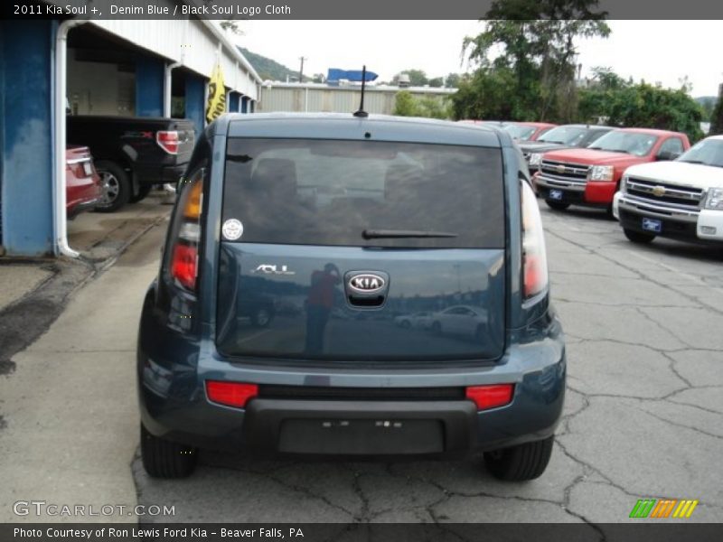 Denim Blue / Black Soul Logo Cloth 2011 Kia Soul +