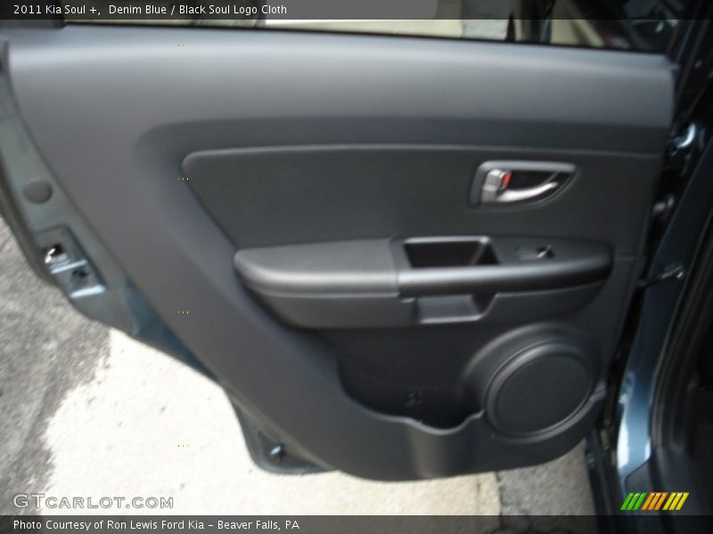 Denim Blue / Black Soul Logo Cloth 2011 Kia Soul +