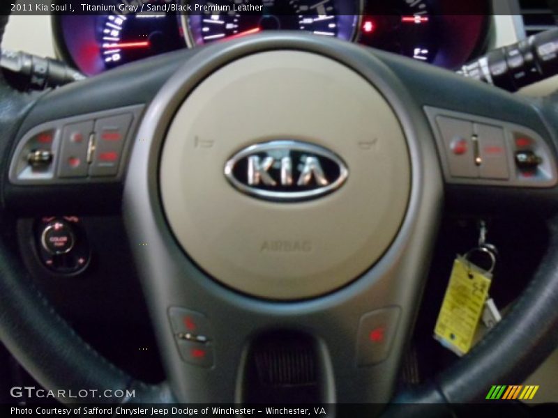 Titanium Gray / Sand/Black Premium Leather 2011 Kia Soul !