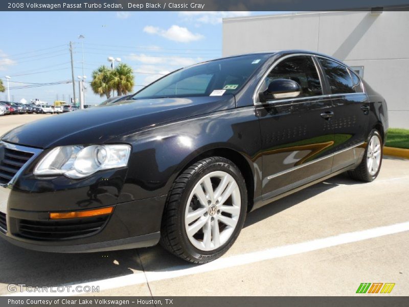 Deep Black / Classic Gray 2008 Volkswagen Passat Turbo Sedan