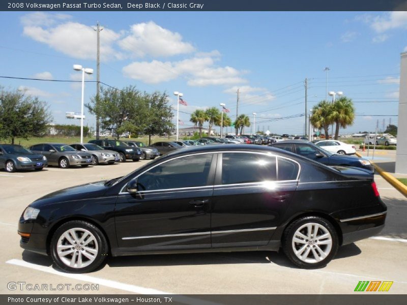 Deep Black / Classic Gray 2008 Volkswagen Passat Turbo Sedan