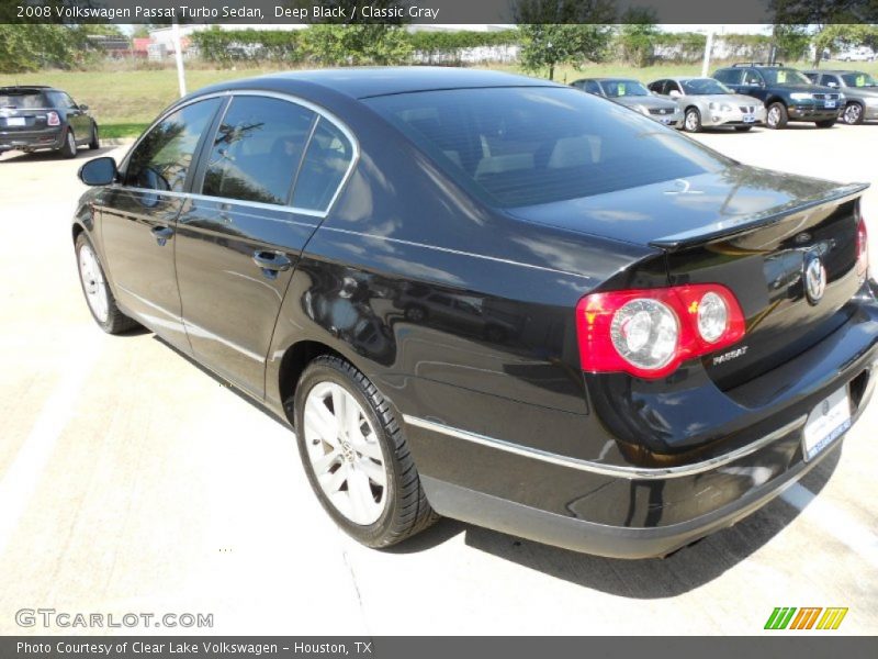Deep Black / Classic Gray 2008 Volkswagen Passat Turbo Sedan