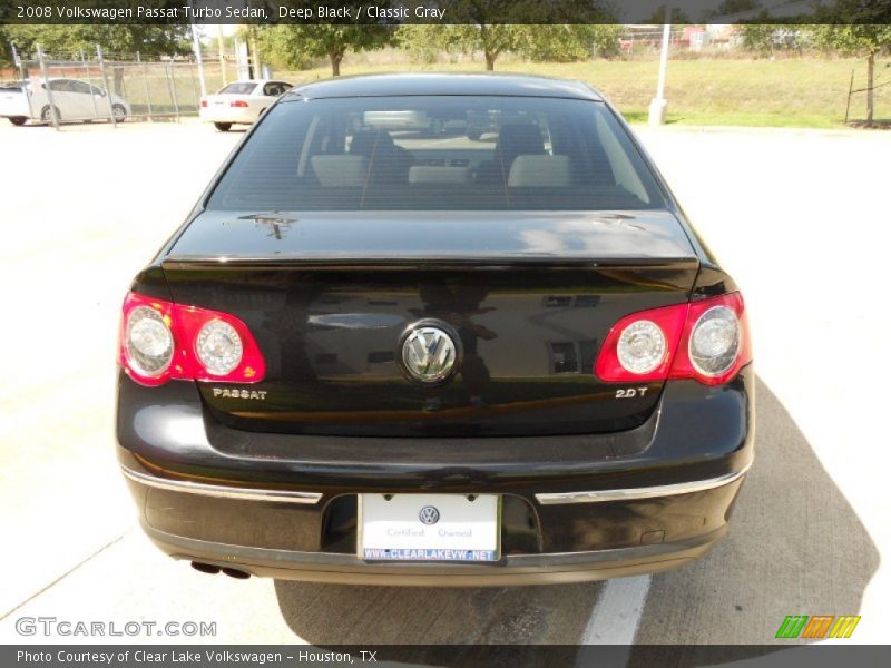 Deep Black / Classic Gray 2008 Volkswagen Passat Turbo Sedan