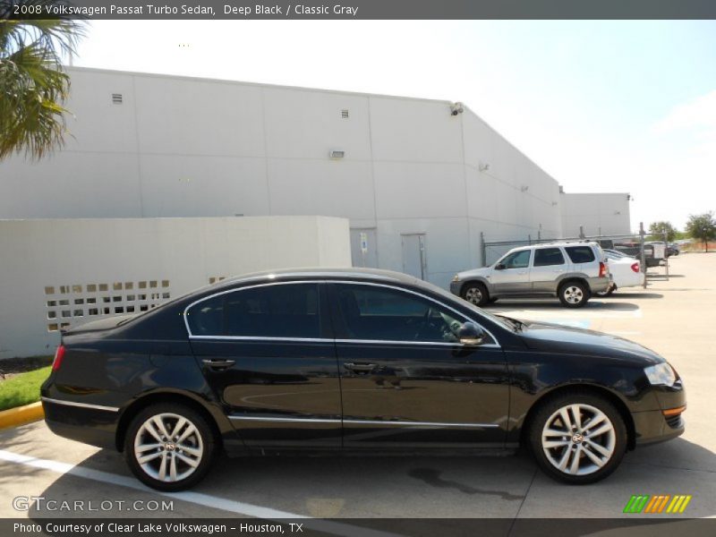 Deep Black / Classic Gray 2008 Volkswagen Passat Turbo Sedan