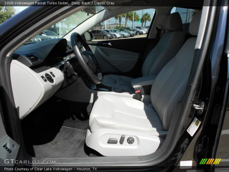 Deep Black / Classic Gray 2008 Volkswagen Passat Turbo Sedan