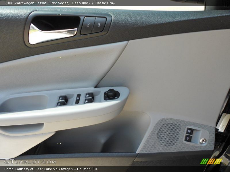 Deep Black / Classic Gray 2008 Volkswagen Passat Turbo Sedan