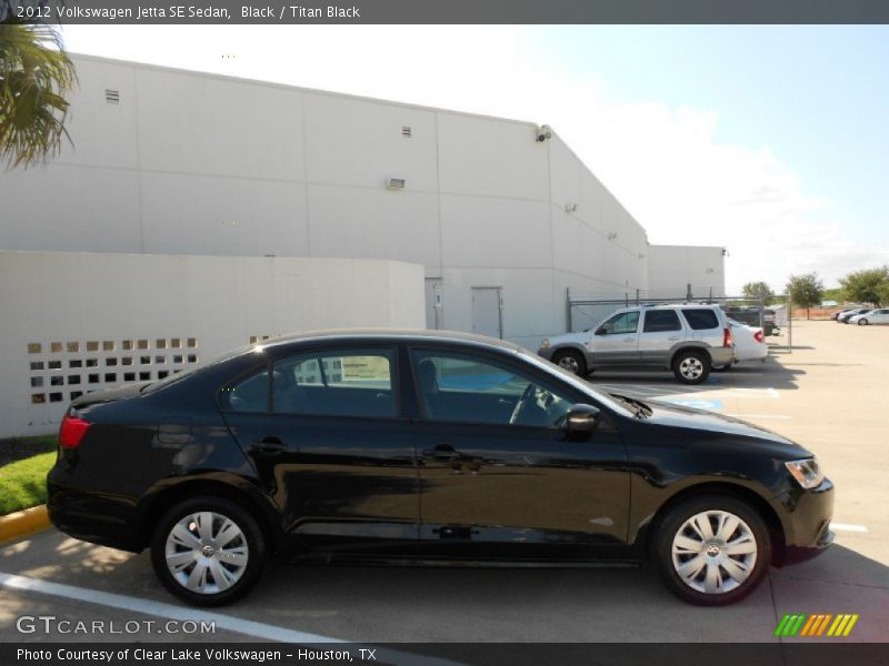 Black / Titan Black 2012 Volkswagen Jetta SE Sedan