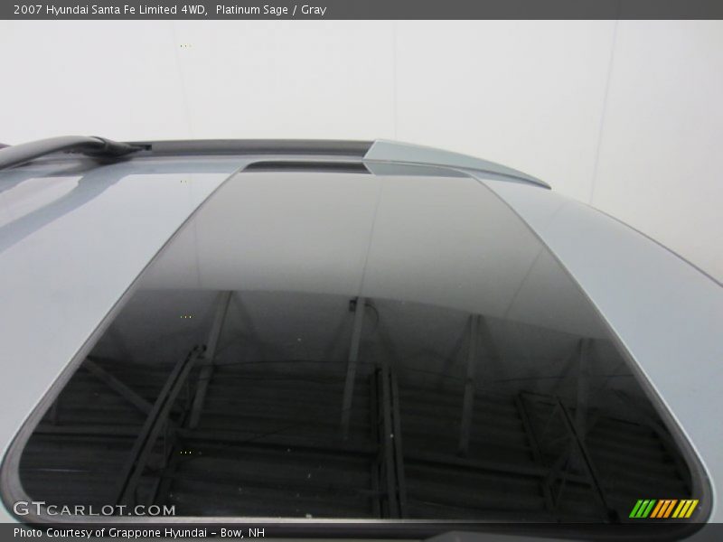 Platinum Sage / Gray 2007 Hyundai Santa Fe Limited 4WD