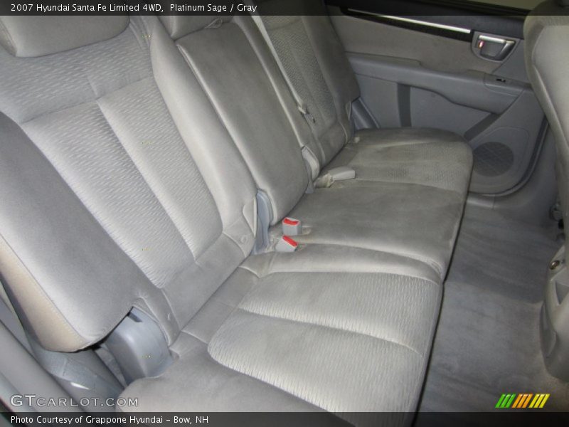 Platinum Sage / Gray 2007 Hyundai Santa Fe Limited 4WD