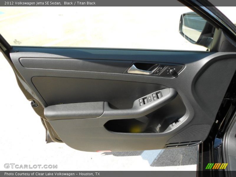 Black / Titan Black 2012 Volkswagen Jetta SE Sedan