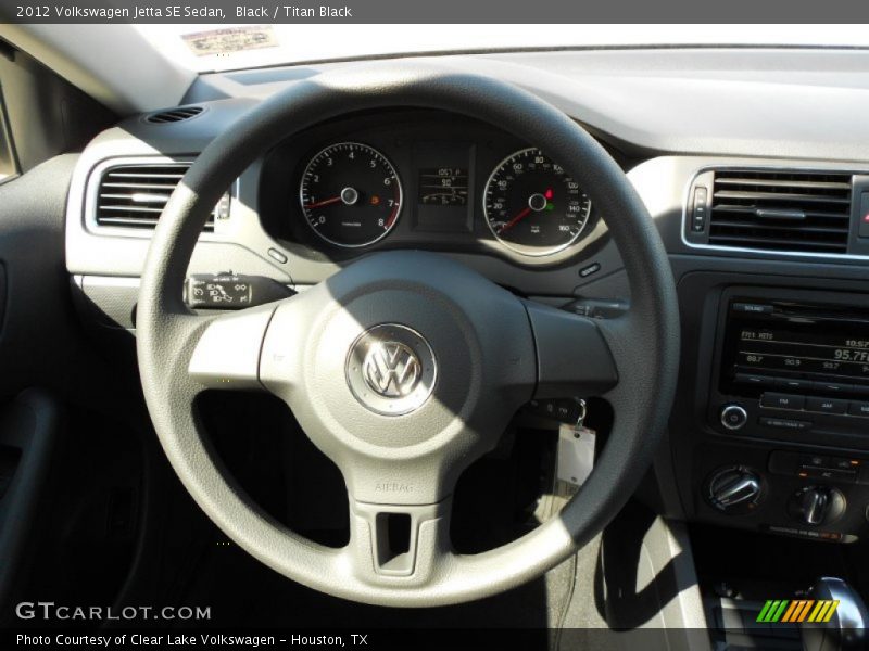 Black / Titan Black 2012 Volkswagen Jetta SE Sedan