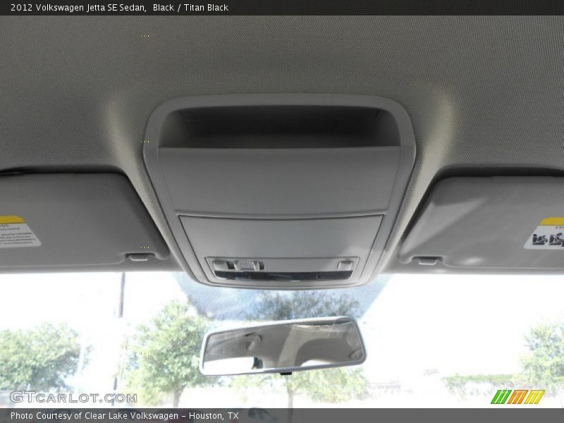 Black / Titan Black 2012 Volkswagen Jetta SE Sedan