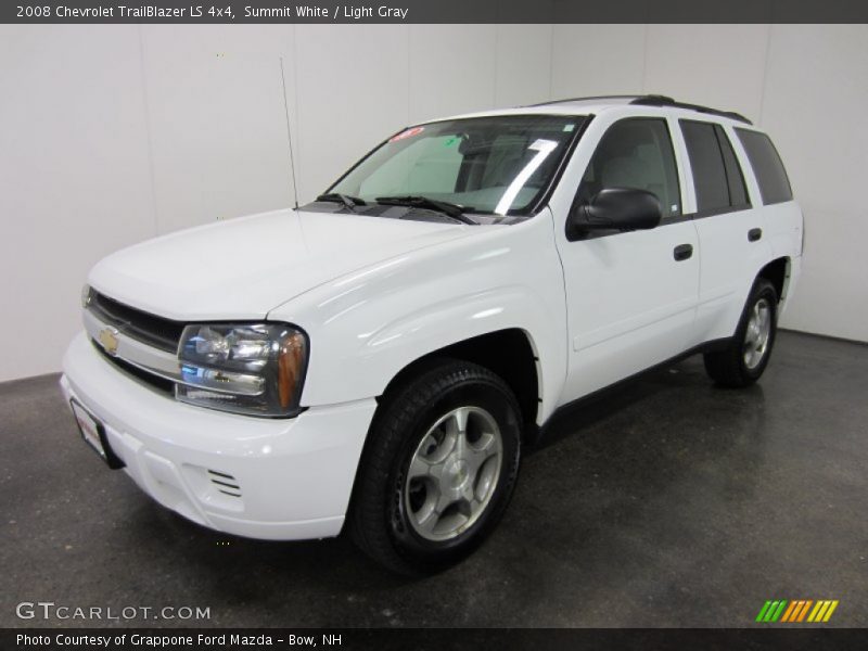 Summit White / Light Gray 2008 Chevrolet TrailBlazer LS 4x4
