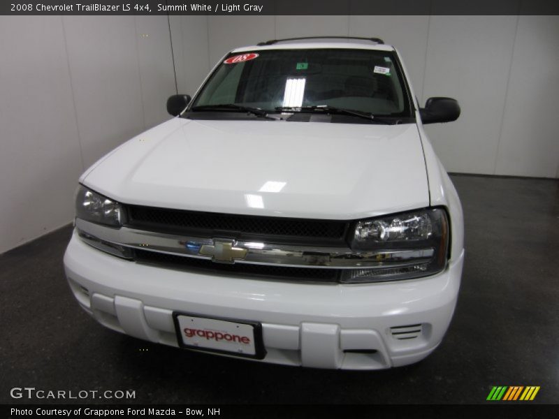 Summit White / Light Gray 2008 Chevrolet TrailBlazer LS 4x4