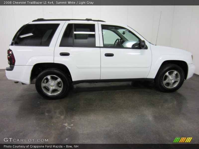Summit White / Light Gray 2008 Chevrolet TrailBlazer LS 4x4
