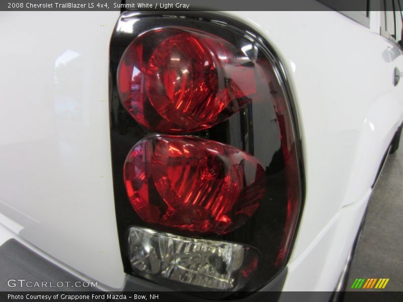 Summit White / Light Gray 2008 Chevrolet TrailBlazer LS 4x4