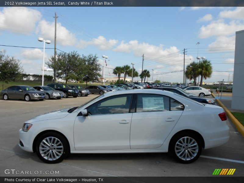 Candy White / Titan Black 2012 Volkswagen Jetta SEL Sedan