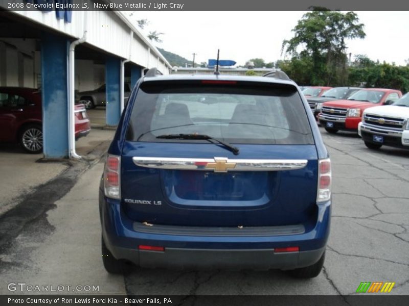 Navy Blue Metallic / Light Gray 2008 Chevrolet Equinox LS