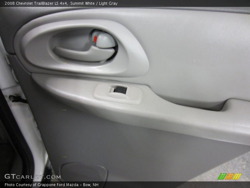 Summit White / Light Gray 2008 Chevrolet TrailBlazer LS 4x4