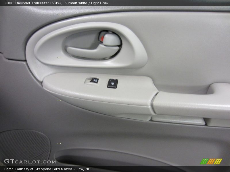 Summit White / Light Gray 2008 Chevrolet TrailBlazer LS 4x4