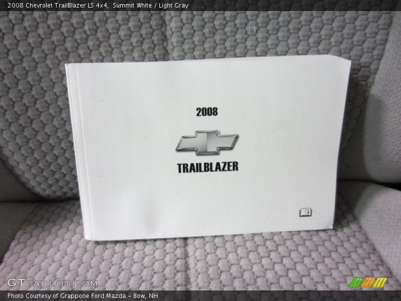 Summit White / Light Gray 2008 Chevrolet TrailBlazer LS 4x4