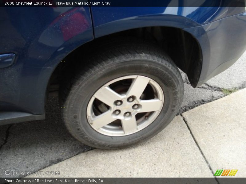 Navy Blue Metallic / Light Gray 2008 Chevrolet Equinox LS