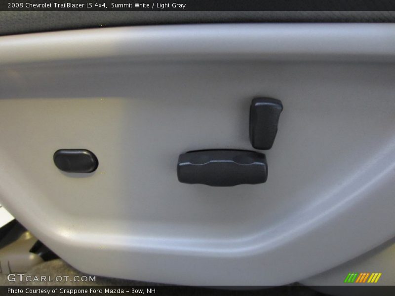 Summit White / Light Gray 2008 Chevrolet TrailBlazer LS 4x4