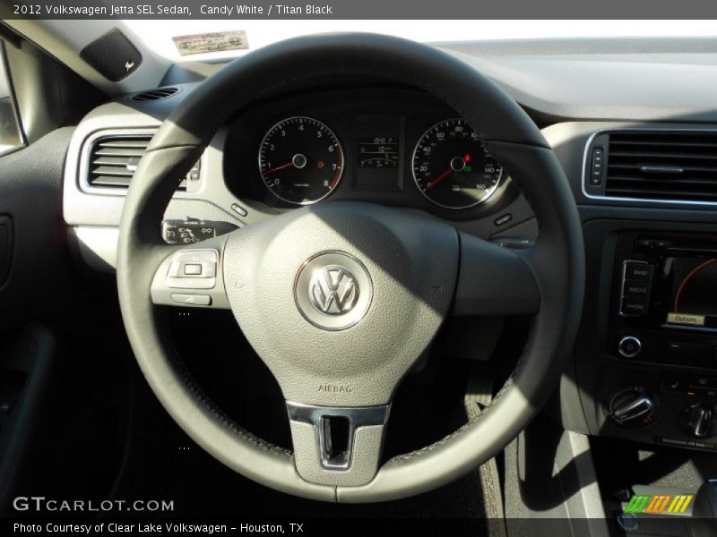 Candy White / Titan Black 2012 Volkswagen Jetta SEL Sedan