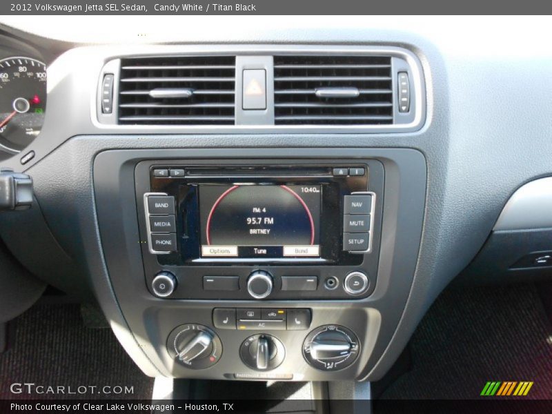 Controls of 2012 Jetta SEL Sedan
