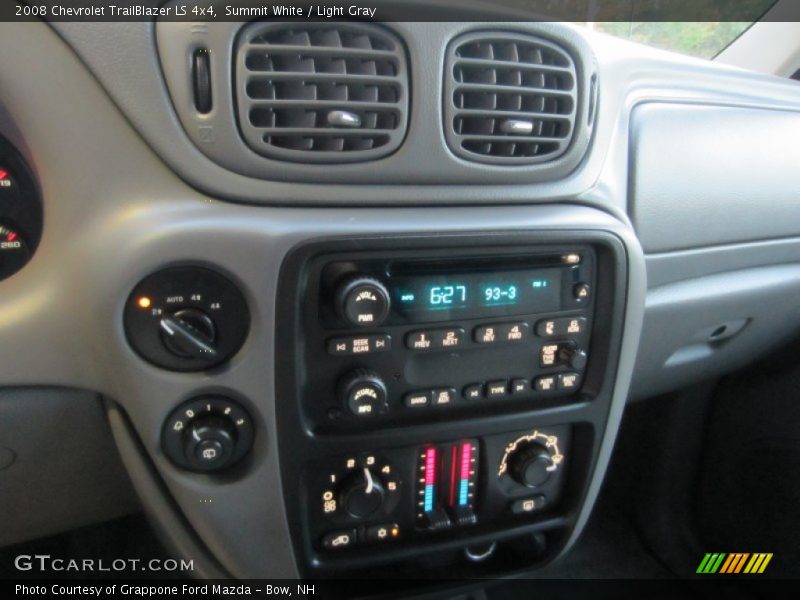 Summit White / Light Gray 2008 Chevrolet TrailBlazer LS 4x4