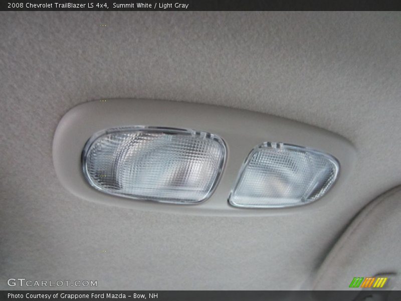 Summit White / Light Gray 2008 Chevrolet TrailBlazer LS 4x4