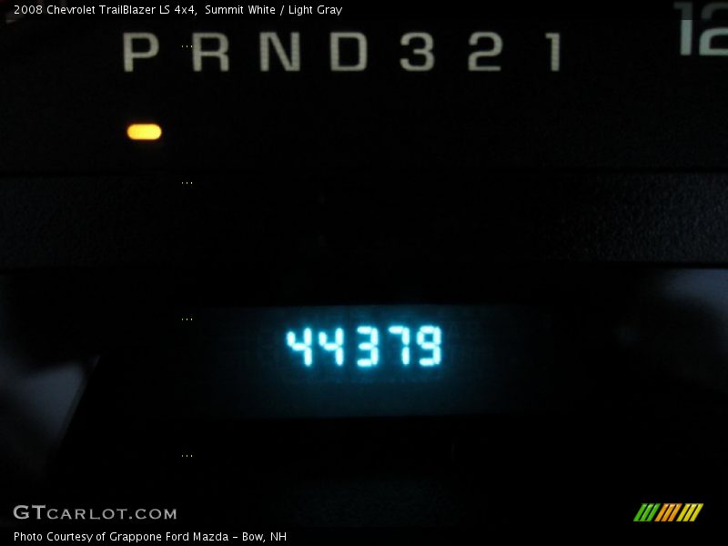 Summit White / Light Gray 2008 Chevrolet TrailBlazer LS 4x4