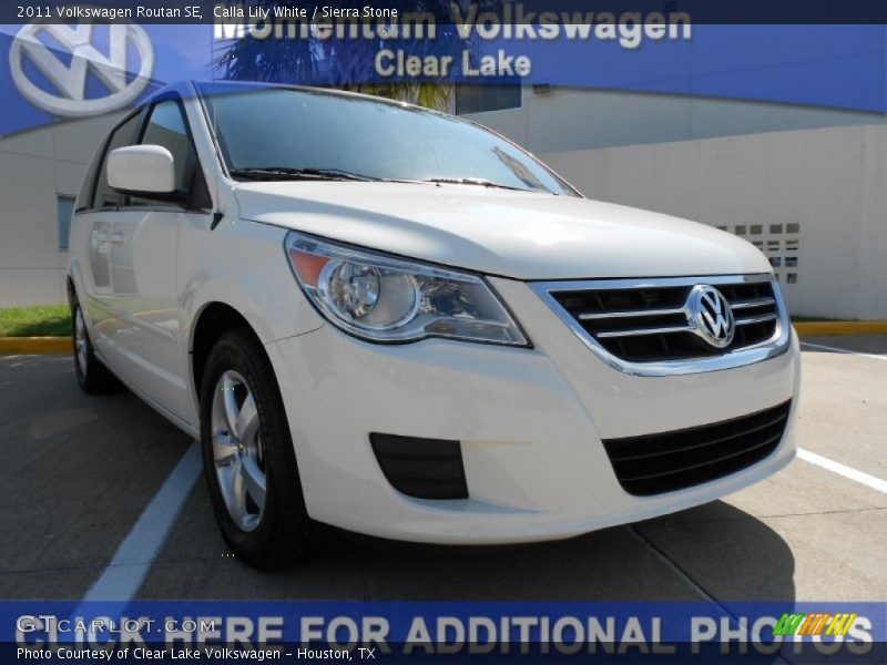 Calla Lily White / Sierra Stone 2011 Volkswagen Routan SE