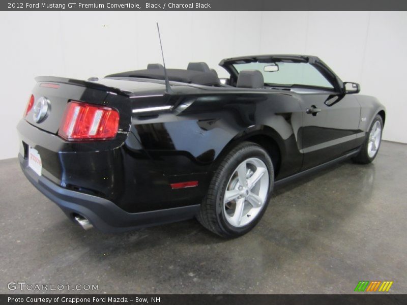 Black / Charcoal Black 2012 Ford Mustang GT Premium Convertible