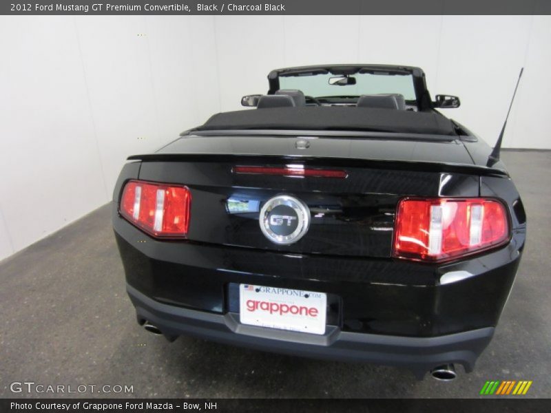 Black / Charcoal Black 2012 Ford Mustang GT Premium Convertible