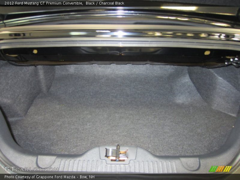  2012 Mustang GT Premium Convertible Trunk