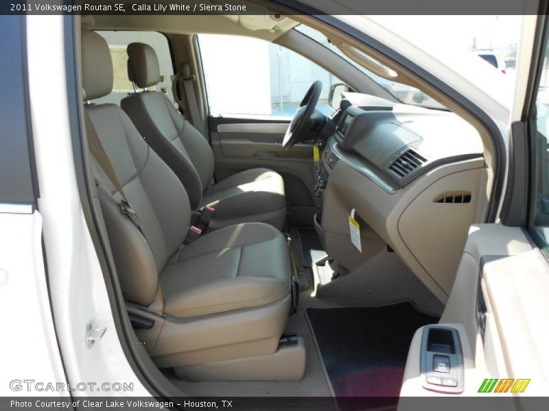 Calla Lily White / Sierra Stone 2011 Volkswagen Routan SE