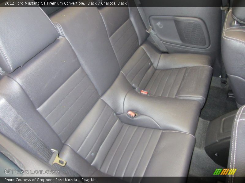  2012 Mustang GT Premium Convertible Charcoal Black Interior