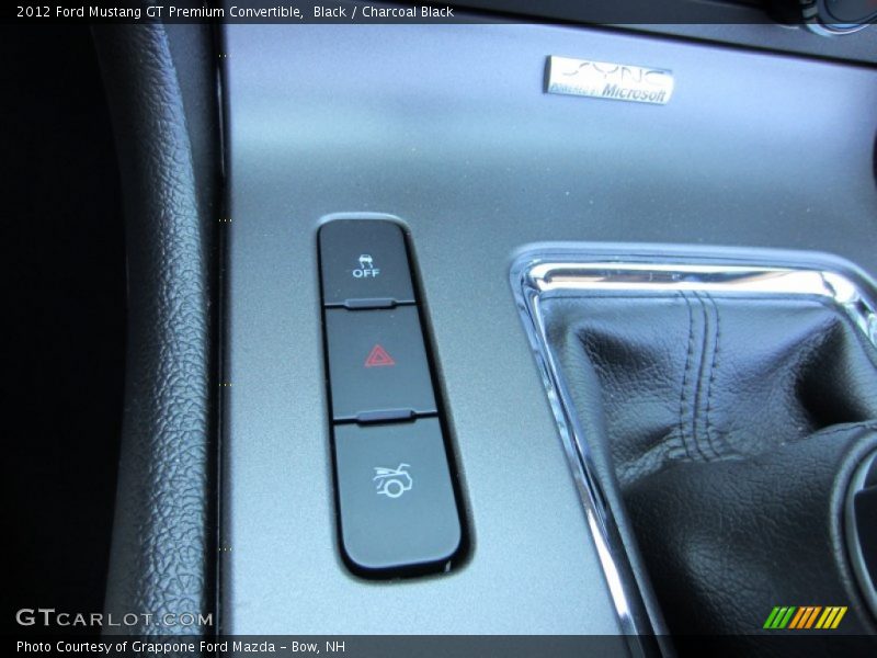Black / Charcoal Black 2012 Ford Mustang GT Premium Convertible