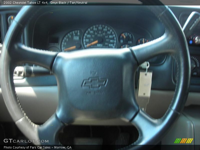 Onyx Black / Tan/Neutral 2002 Chevrolet Tahoe LT 4x4