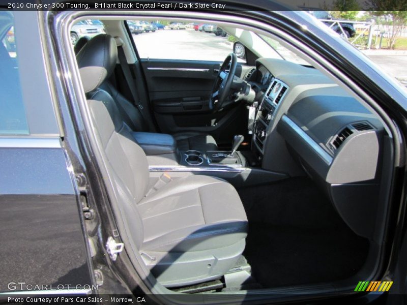 Brilliant Black Crystal Pearl / Dark Slate Gray 2010 Chrysler 300 Touring