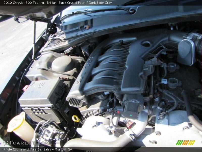 Brilliant Black Crystal Pearl / Dark Slate Gray 2010 Chrysler 300 Touring