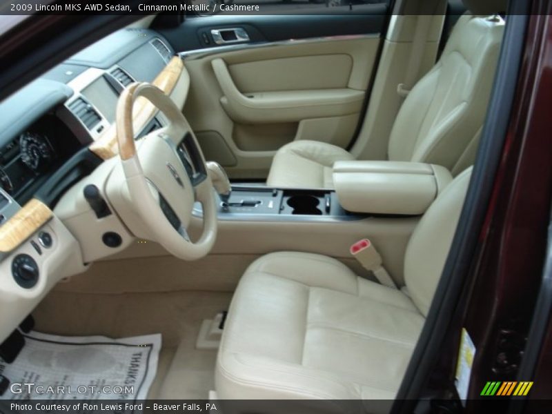 Cinnamon Metallic / Cashmere 2009 Lincoln MKS AWD Sedan