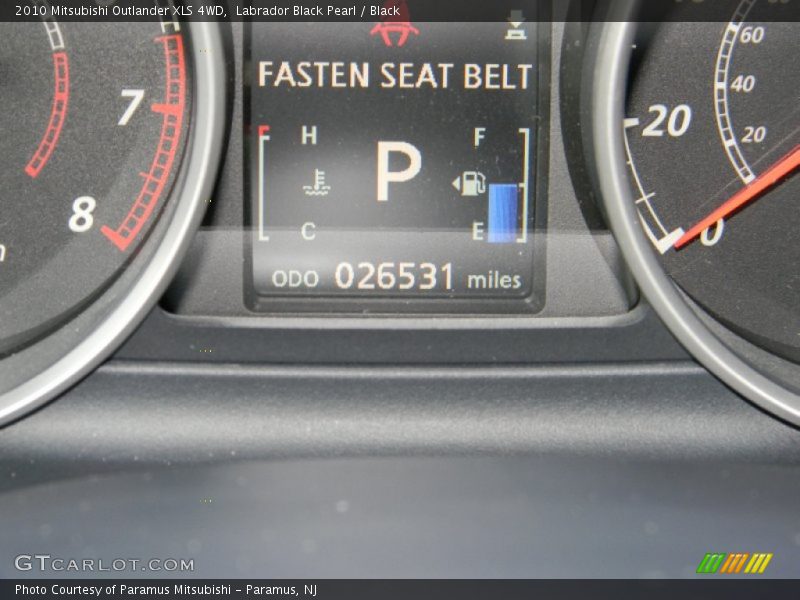 Labrador Black Pearl / Black 2010 Mitsubishi Outlander XLS 4WD