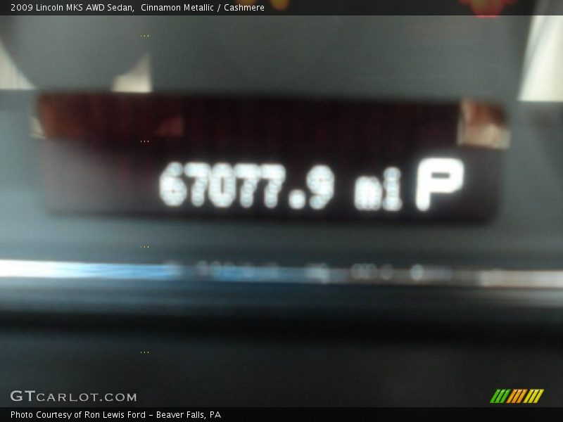Cinnamon Metallic / Cashmere 2009 Lincoln MKS AWD Sedan