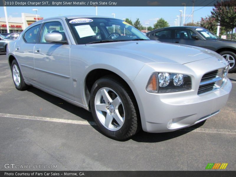 Bright Silver Metallic / Dark Slate Gray 2010 Dodge Charger SXT