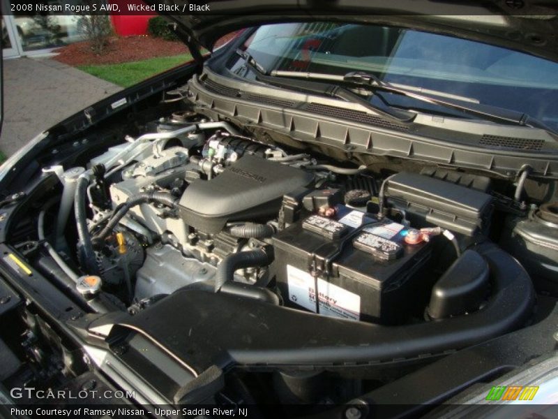 Wicked Black / Black 2008 Nissan Rogue S AWD